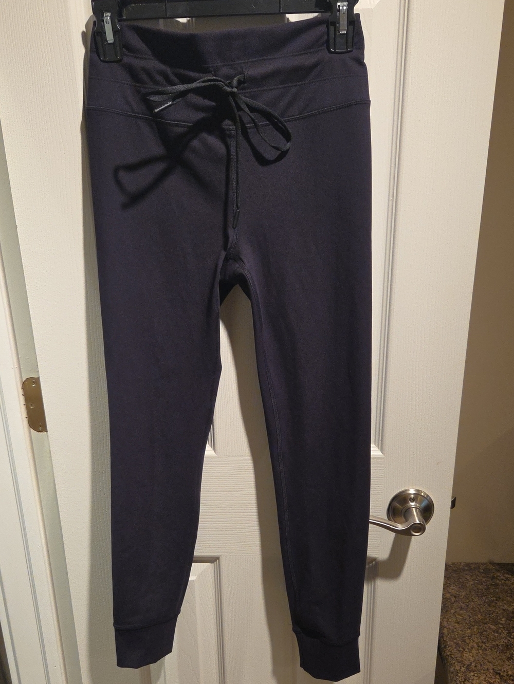 Avalanche Black Drawstring Jogger Pants